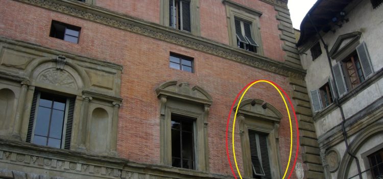 Palazzo Grifoni e la finestra sempre aperta