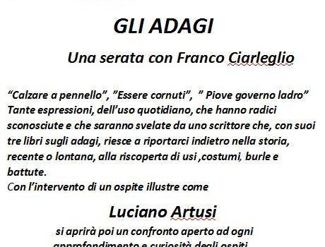 Gli Adagi, una serata con Franco Ciarleglio