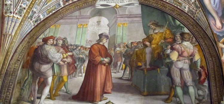 Pier Capponi e Carlo VIII Re di Francia