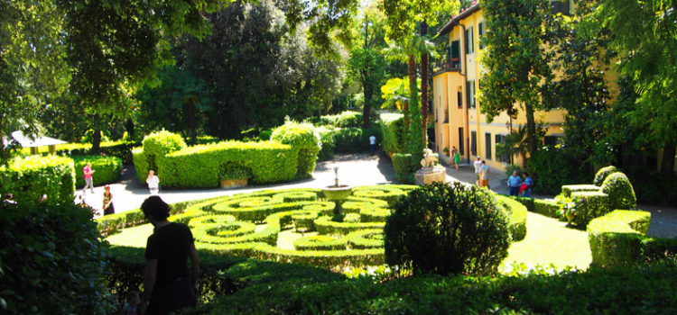 Il giardino incantato di Annalena in via Romana.