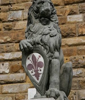 Il Marzocco simbolo di Firenze.