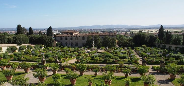 La Villa medicea di Castello con il suo spettacolare giardino rinascimentale italiano.