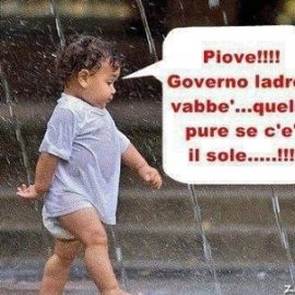 Piove governo ladro.