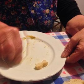 Fare la scarpetta. Fare la scarpetta.