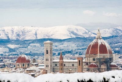 Firenze “imbiancata”