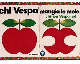 Un cinquantennale per una piccola gloria fiorentina: La pubblicità della Vespa.