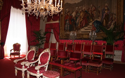 L’ambita Sala Rossa di Palazzo Vecchio
