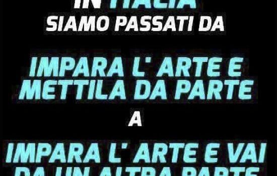 Impara l’arte e mettila da parte